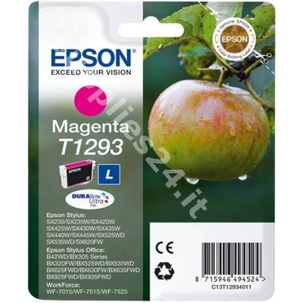 ORIGINAL Epson Cartuccia d'inchiostro magenta C13T12934011 T1293 ~470 PAGINE 7ml in vendita su tonersshop.it