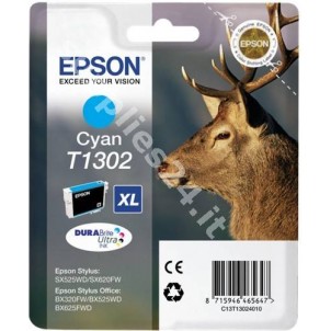 ORIGINAL Epson Cartuccia d'inchiostro ciano C13T13024010 T1302 ~755 PAGINE 10.1ml in vendita su tonersshop.it