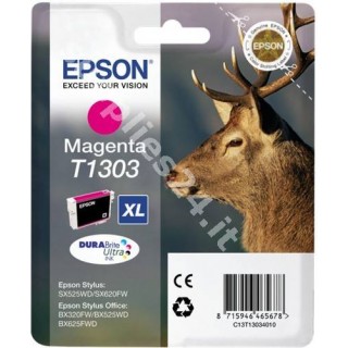 ORIGINAL Epson Cartuccia d'inchiostro magenta C13T13034010 T1303 ~755 PAGINE 10.1ml in vendita su tonersshop.it