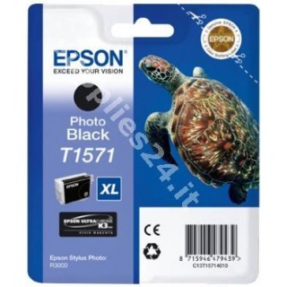 ORIGINAL Epson Cartuccia d'inchiostro nero (foto) C13T15714010 T1571 25.9ml in vendita su tonersshop.it