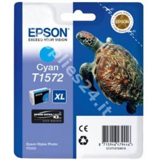 ORIGINAL Epson Cartuccia d'inchiostro ciano C13T15724010 T1572 25.9ml in vendita su tonersshop.it