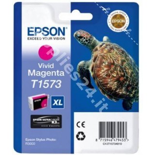 ORIGINAL Epson Cartuccia d'inchiostro magenta (vivid) C13T15734010 T1573 25.9ml in vendita su tonersshop.it
