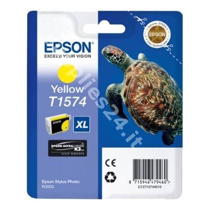 ORIGINAL Epson Cartuccia d'inchiostro giallo C13T15744010 T1574 25.9ml in vendita su tonersshop.it