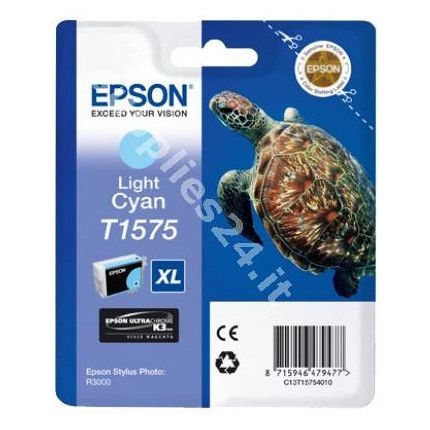 ORIGINAL Epson Cartuccia d'inchiostro ciano (chiaro) C13T15754010 T1575 25.9ml in vendita su tonersshop.it