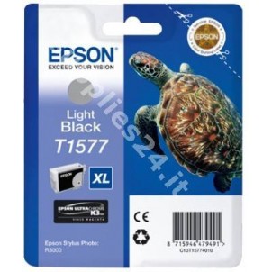 ORIGINAL Epson Cartuccia d'inchiostro nero (chiaro) C13T15774010 T1577 25.9ml in vendita su tonersshop.it