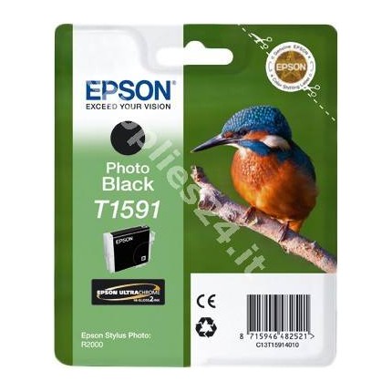 ORIGINAL Epson Cartuccia d'inchiostro nero (foto) C13T15914010 T1591 17ml in vendita su tonersshop.it