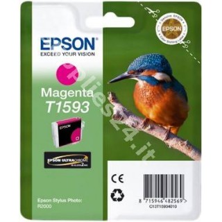 ORIGINAL Epson Cartuccia d'inchiostro magenta C13T15934010 T1593 17ml in vendita su tonersshop.it