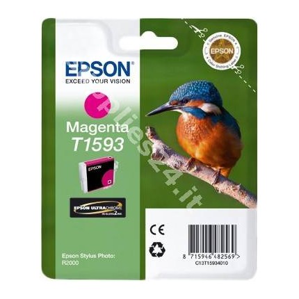 ORIGINAL Epson Cartuccia d'inchiostro magenta C13T15934010 T1593 17ml in vendita su tonersshop.it