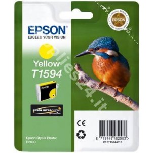 ORIGINAL Epson Cartuccia d'inchiostro giallo C13T15944010 T1594 17ml in vendita su tonersshop.it