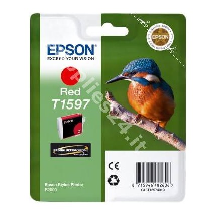ORIGINAL Epson Cartuccia d'inchiostro rosso C13T15974010 T1597 17ml in vendita su tonersshop.it
