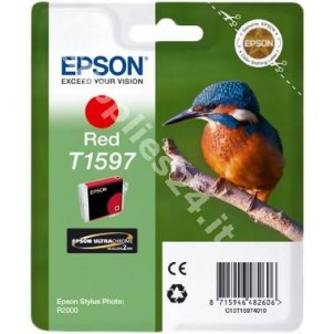 ORIGINAL Epson Cartuccia d'inchiostro rosso C13T15974010 T1597 17ml in vendita su tonersshop.it