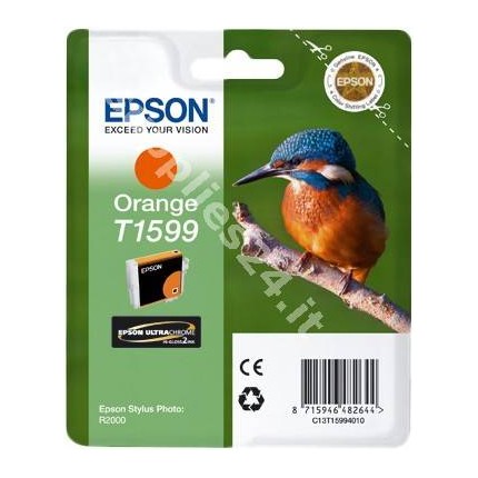 ORIGINAL Epson Cartuccia d'inchiostro arancione C13T15994010 T1599 17ml in vendita su tonersshop.it