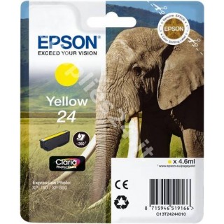ORIGINAL Epson Cartuccia d'inchiostro giallo C13T24244010 T2424 ~360 PAGINE 4.6ml in vendita su tonersshop.it