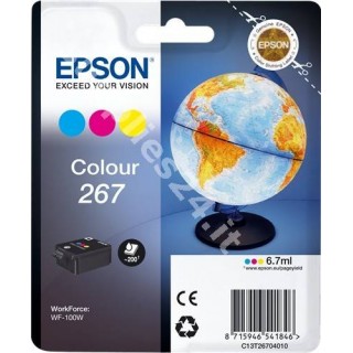 ORIGINAL Epson Cartuccia d'inchiostro colore C13T26704010 T267 ~200 PAGINE 6.7ml in vendita su tonersshop.it