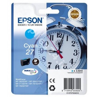 ORIGINAL Epson Cartuccia d'inchiostro ciano C13T27024010 T2702 ~300 PAGINE 3.6ml in vendita su tonersshop.it