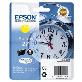 ORIGINAL Epson Cartuccia d'inchiostro giallo C13T27044010 T2704 ~300 PAGINE 3.6ml in vendita su tonersshop.it