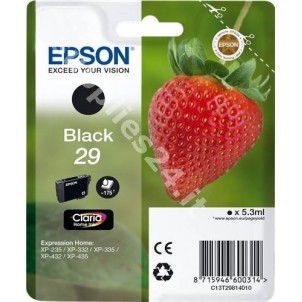 ORIGINAL Epson Cartuccia d'inchiostro nero C13T29814010 T2981 ~175 PAGINE 5.3ml in vendita su tonersshop.it