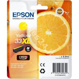 ORIGINAL Epson Cartuccia d'inchiostro giallo C13T33644010 T3364 ~650 PAGINE XL in vendita su tonersshop.it