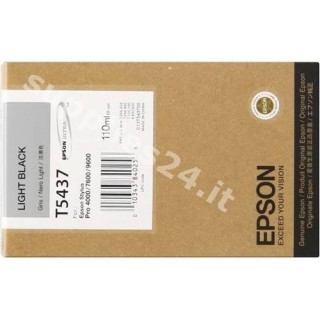 ORIGINAL Epson Cartuccia d'inchiostro nero (chiaro) C13T543700 T543700 110ml in vendita su tonersshop.it
