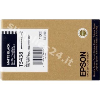 ORIGINAL Epson Cartuccia d'inchiostro nero (opaco) C13T543800 T543800 110ml in vendita su tonersshop.it