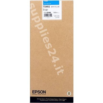 ORIGINAL Epson Cartuccia d'inchiostro ciano C13T549200 T549200 500ml in vendita su tonersshop.it