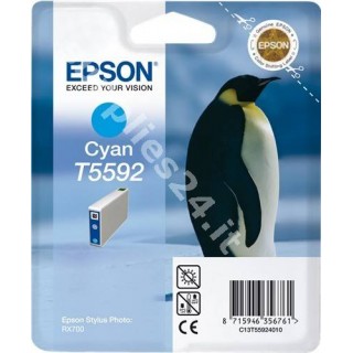 ORIGINAL Epson Cartuccia d'inchiostro ciano C13T55924010 T5592 13ml in vendita su tonersshop.it
