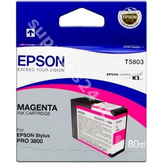 ORIGINAL Epson Cartuccia d'inchiostro magenta C13T580300 T5803 80ml in vendita su tonersshop.it