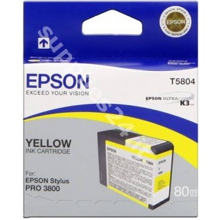 ORIGINAL Epson Cartuccia d'inchiostro giallo C13T580400 T5804 80ml in vendita su tonersshop.it