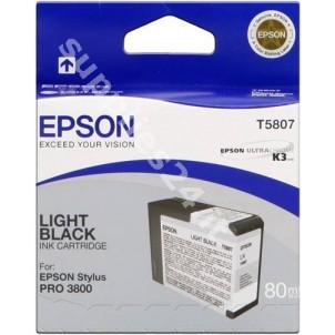 ORIGINAL Epson Cartuccia d'inchiostro nero (chiaro) C13T580700 T5807 80ml in vendita su tonersshop.it