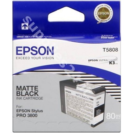 ORIGINAL Epson Cartuccia d'inchiostro nero (opaco) C13T580800 T5808 80ml in vendita su tonersshop.it