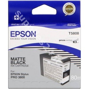 ORIGINAL Epson Cartuccia d'inchiostro nero (opaco) C13T580800 T5808 80ml in vendita su tonersshop.it