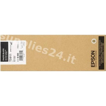 ORIGINAL Epson Cartuccia d'inchiostro nero (foto) C13T591100 T5911 700ml in vendita su tonersshop.it