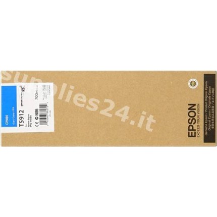 ORIGINAL Epson Cartuccia d'inchiostro ciano C13T591200 T5912 700ml in vendita su tonersshop.it