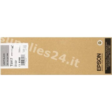 ORIGINAL Epson Cartuccia d'inchiostro nero (chiaro) C13T591700 T5917 700ml in vendita su tonersshop.it