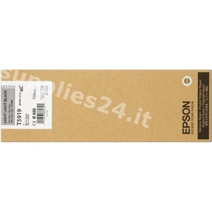 ORIGINAL Epson Cartuccia d'inchiostro light light black C13T591900 T5919 700ml in vendita su tonersshop.it