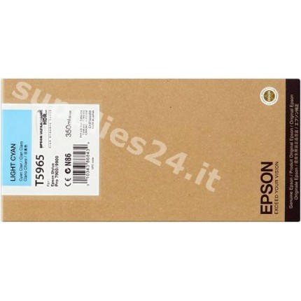 ORIGINAL Epson Cartuccia d'inchiostro ciano (chiaro) C13T596500 T596500 350ml cartuccia Ultra Chrome HDR in vendita su toners...