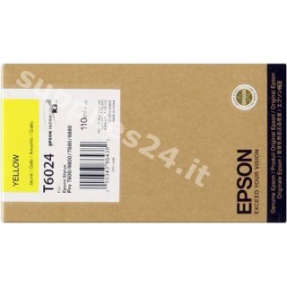 ORIGINAL Epson Cartuccia d'inchiostro giallo C13T602400 T562400 110ml in vendita su tonersshop.it
