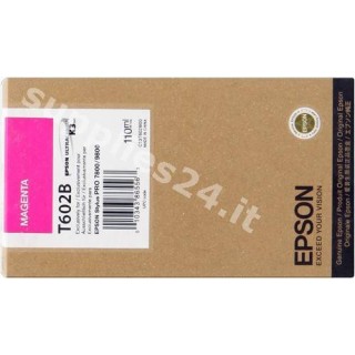 ORIGINAL Epson Cartuccia d'inchiostro magenta C13T602B00 T562300 110ml in vendita su tonersshop.it