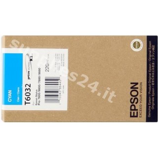 ORIGINAL Epson Cartuccia d'inchiostro ciano C13T603200 T563200 220ml in vendita su tonersshop.it