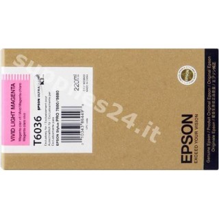 ORIGINAL Epson Cartuccia d'inchiostro magenta (chiaro,vivid) C13T603600 T603600 220ml in vendita su tonersshop.it