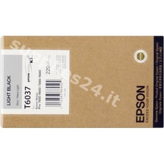 ORIGINAL Epson Cartuccia d'inchiostro nero (chiaro) C13T603700 T563700 220ml in vendita su tonersshop.it