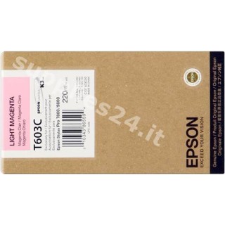 ORIGINAL Epson Cartuccia d'inchiostro magenta chiara C13T603C00 T563600 220ml in vendita su tonersshop.it