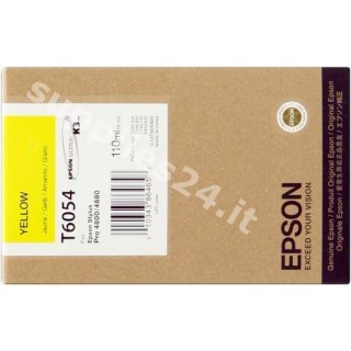 ORIGINAL Epson Cartuccia d'inchiostro giallo C13T605400 T605400 110ml in vendita su tonersshop.it