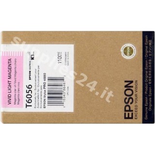 ORIGINAL Epson Cartuccia d'inchiostro magenta (chiaro,vivid) C13T605600 T605600 110ml in vendita su tonersshop.it
