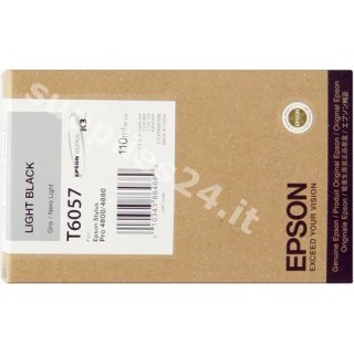 ORIGINAL Epson Cartuccia d'inchiostro nero (chiaro) C13T605700 T605700 110ml in vendita su tonersshop.it