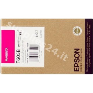 ORIGINAL Epson Cartuccia d'inchiostro magenta C13T605B00 T605B00 110ml in vendita su tonersshop.it