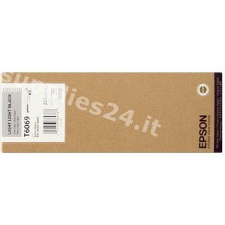 ORIGINAL Epson Cartuccia d'inchiostro light light black C13T606900 T606900 220ml in vendita su tonersshop.it