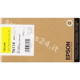 ORIGINAL Epson Cartuccia d'inchiostro giallo C13T611400 T566400 110ml in vendita su tonersshop.it