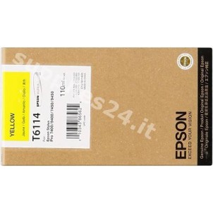 ORIGINAL Epson Cartuccia d'inchiostro giallo C13T611400 T566400 110ml in vendita su tonersshop.it