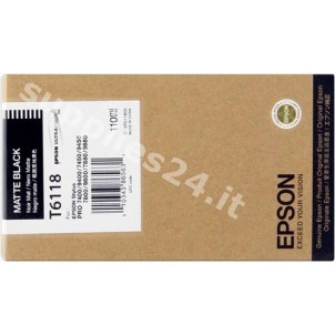 ORIGINAL Epson Cartuccia d'inchiostro nero (opaco) C13T611800 T566800 110ml in vendita su tonersshop.it